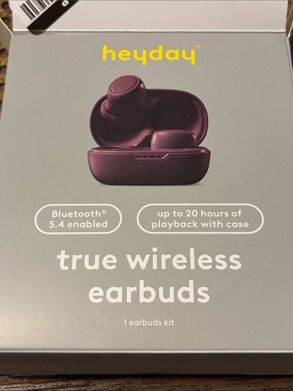 heyday True Wireless Earbuds - Plum Purple